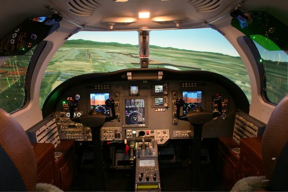 CJ1+ Interior Full Flight Simulator