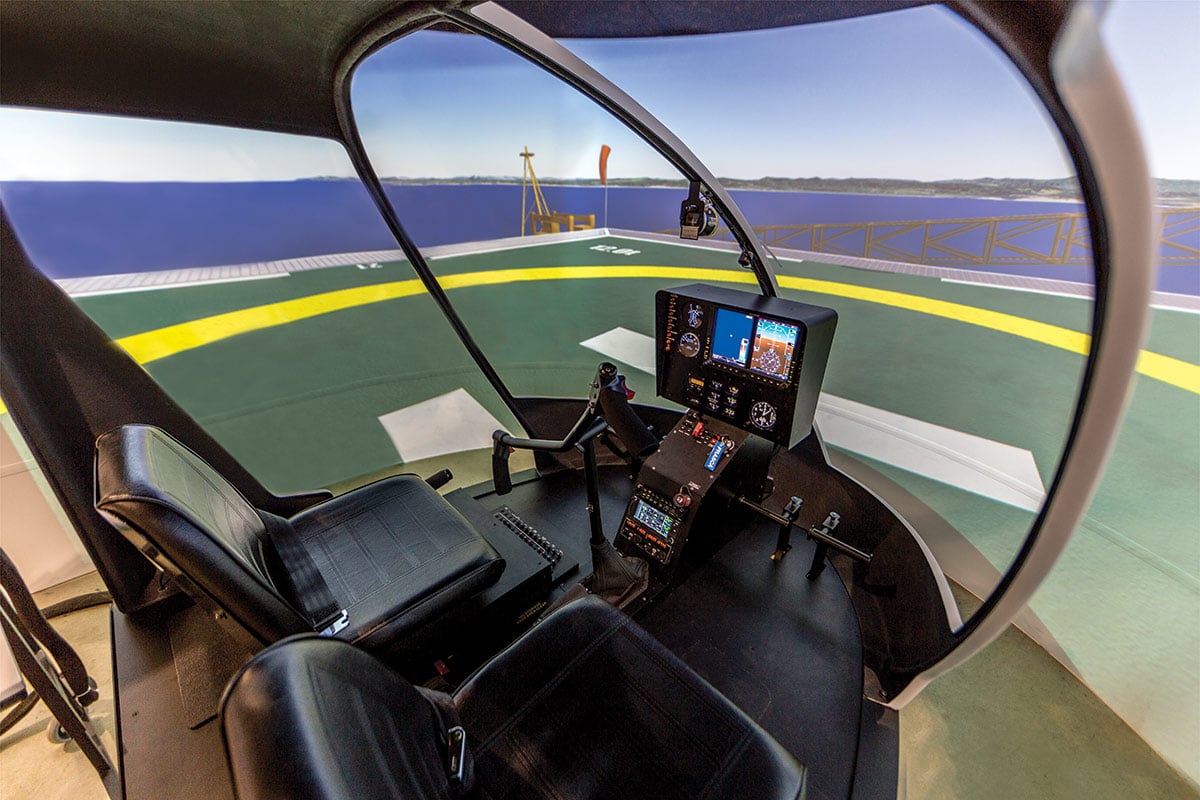 45 Minute Helicopter Flight Simulator for One at Deeside Flight