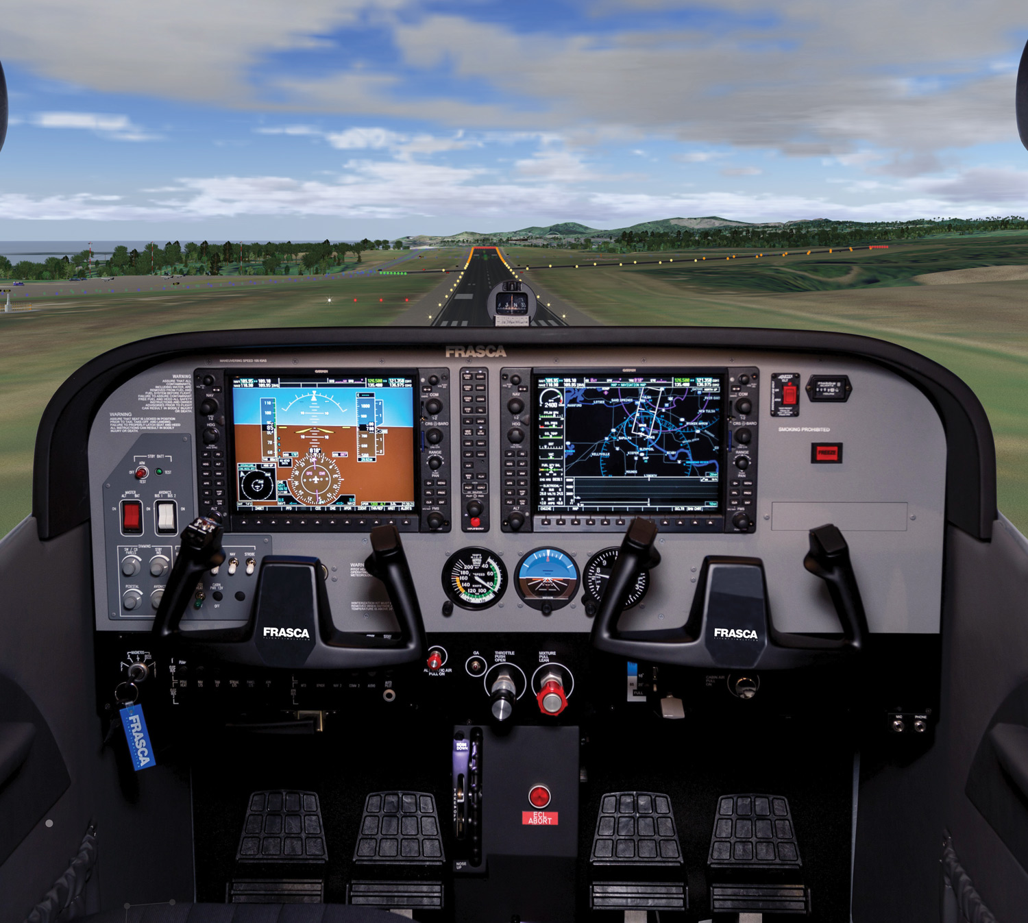 galdeblæren æg tromme Cessna 172 - Frasca Flight Simulation